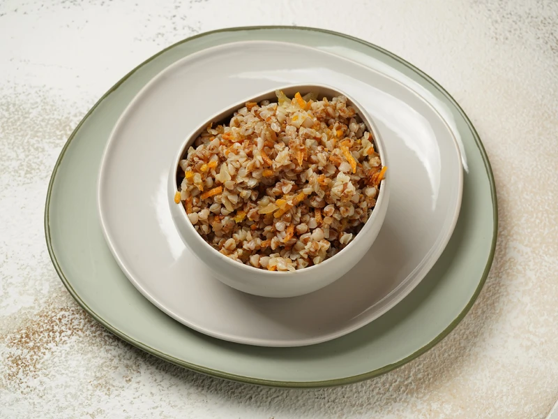 Каша гречневая с овощами