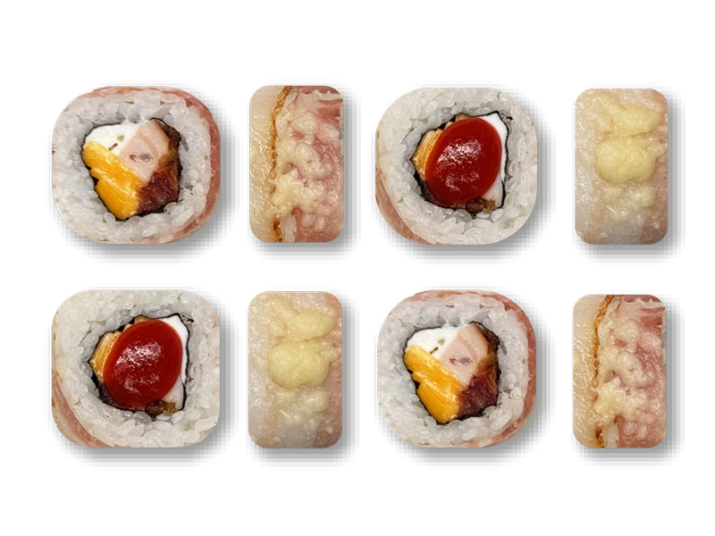 Ролл запеченный Сытый самурай