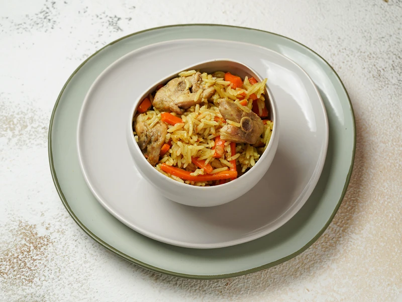 Плов кубанский с курицей