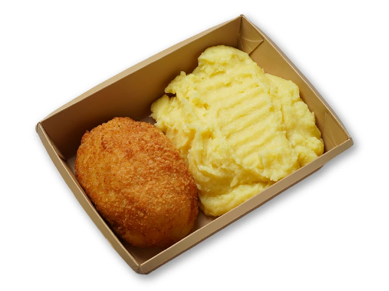 Котлета по-киевски с пюре