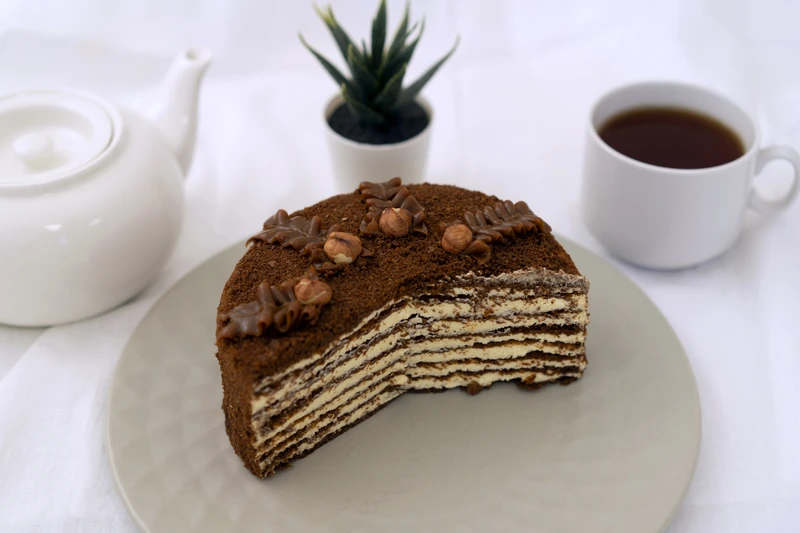 Торт "Шифоновый медовик"