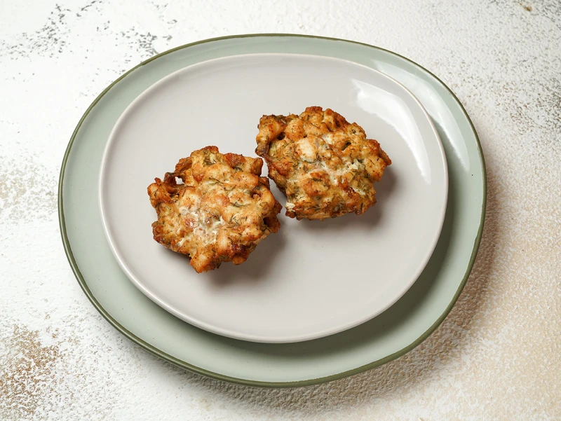 Оладьи куриные с пармезаном