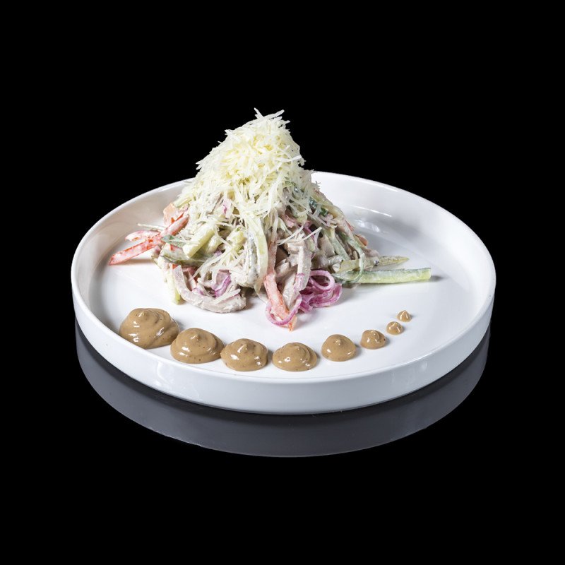 Салат с языком