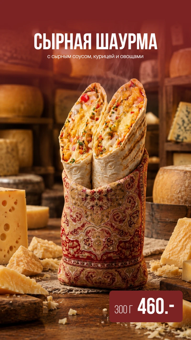 Шаурма сырная