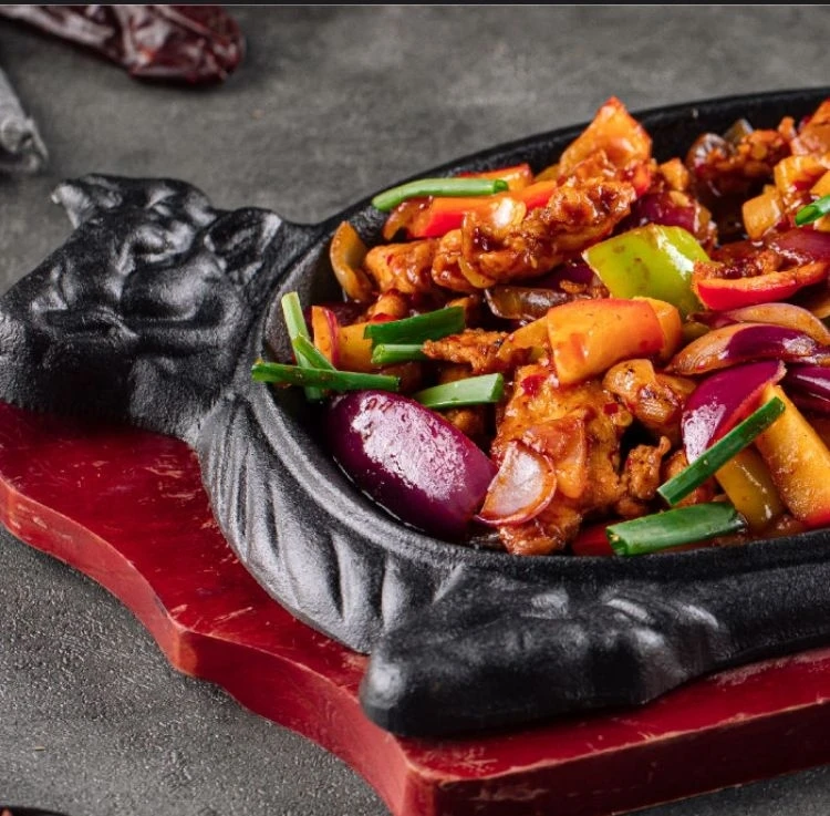 Курица на жаровне