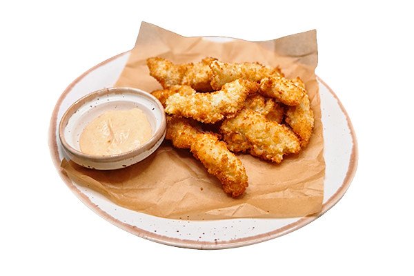 Рыбные стики с соусом 1000 островов