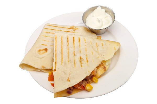 Кесадилья с курицей и сыром