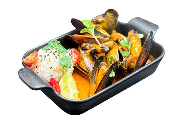 Мидии в соусе том-ям 