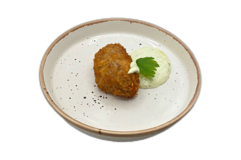 Котлета Московская с соусом тартар