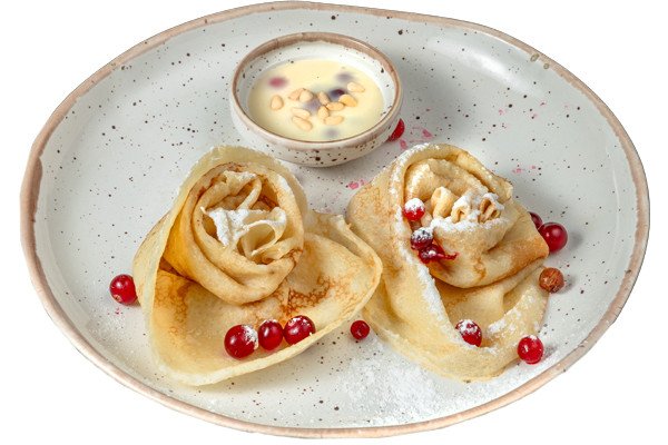 Блины с таежным десертом