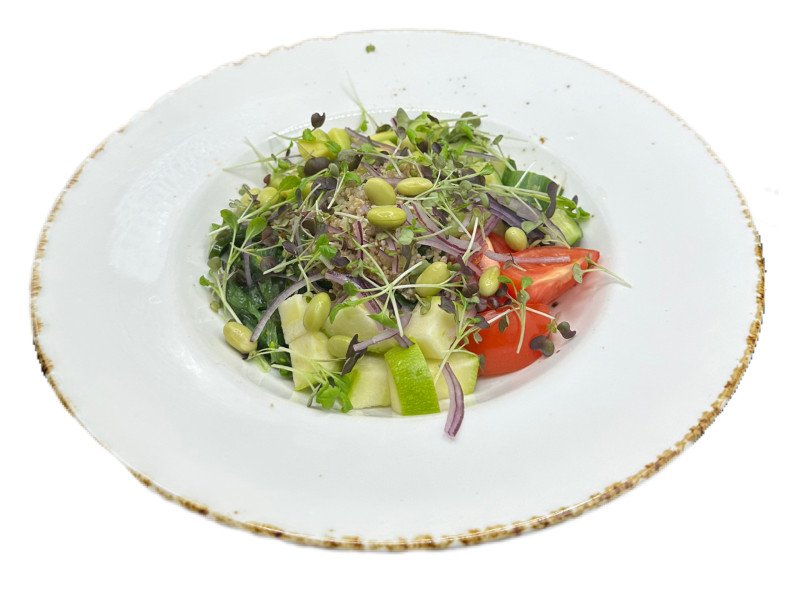 Боул с чукой и бобами эдамаме