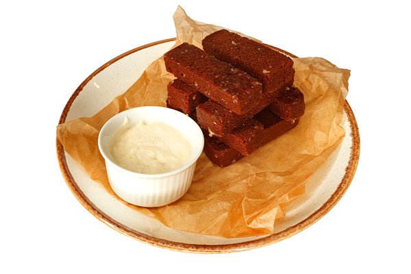 Ржаные гренки с чесноком