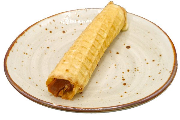 Трубочка вафельная со сгущенкой