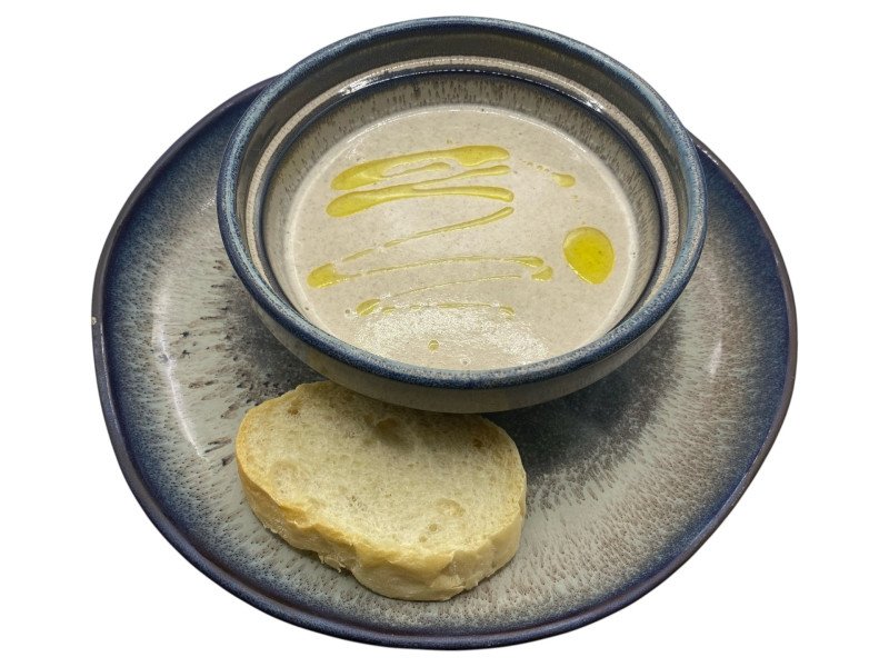 Грибной крем-суп с чиабаттой