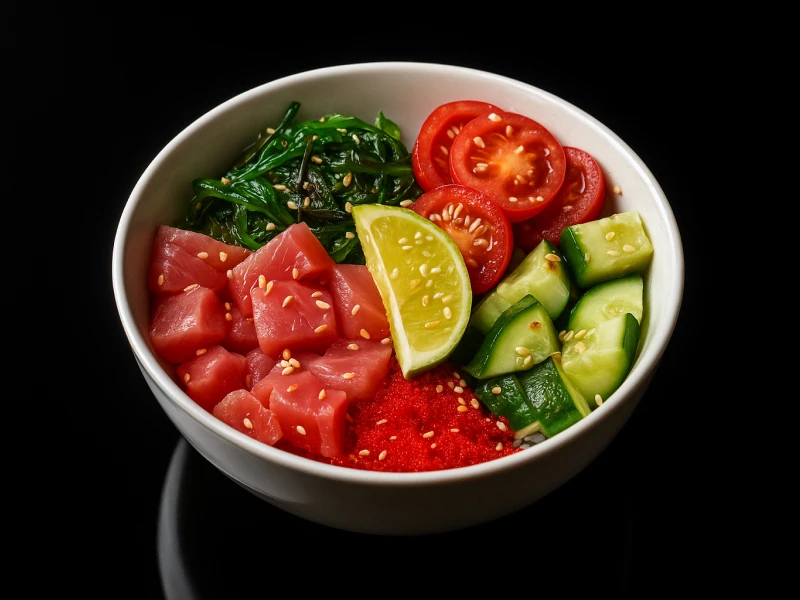 поке с тунцом