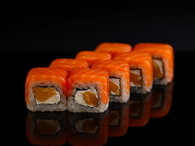 🍣 ❄ ролл Филадельфия апельсин