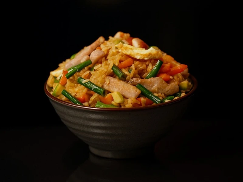 🍝 Тяхан рис с курицей