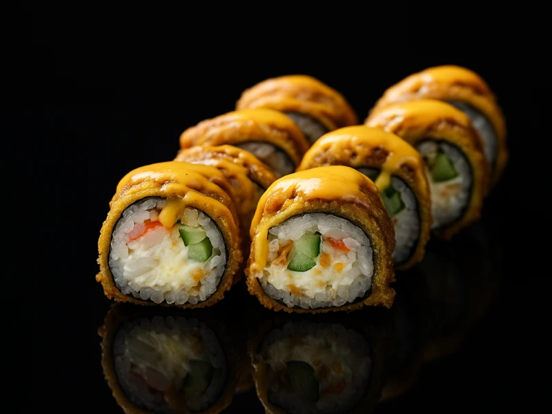 🦀 ♨️ Сан-франциско темпура ролл