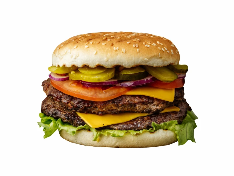 Бургер Двойная Классика с говядиной