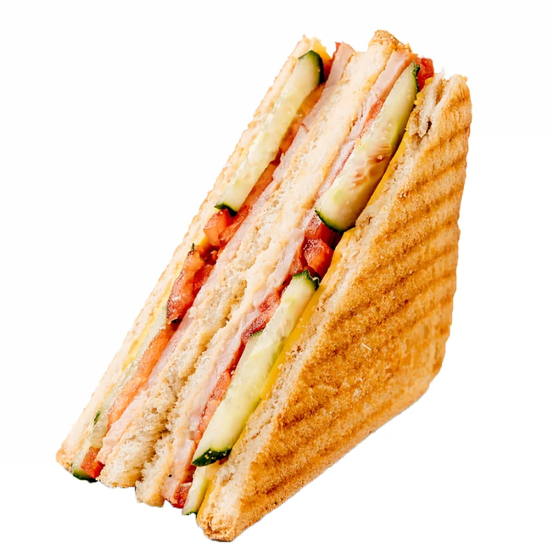 Сэндвич с куриной бужениной и соусом «Цезарь»