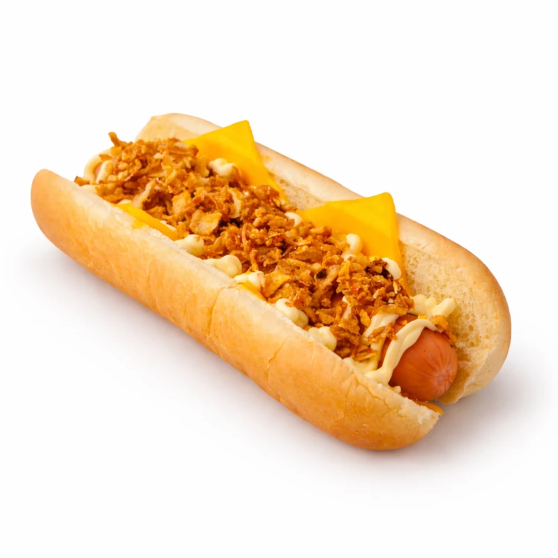 Хот-дог Сырный цезарь