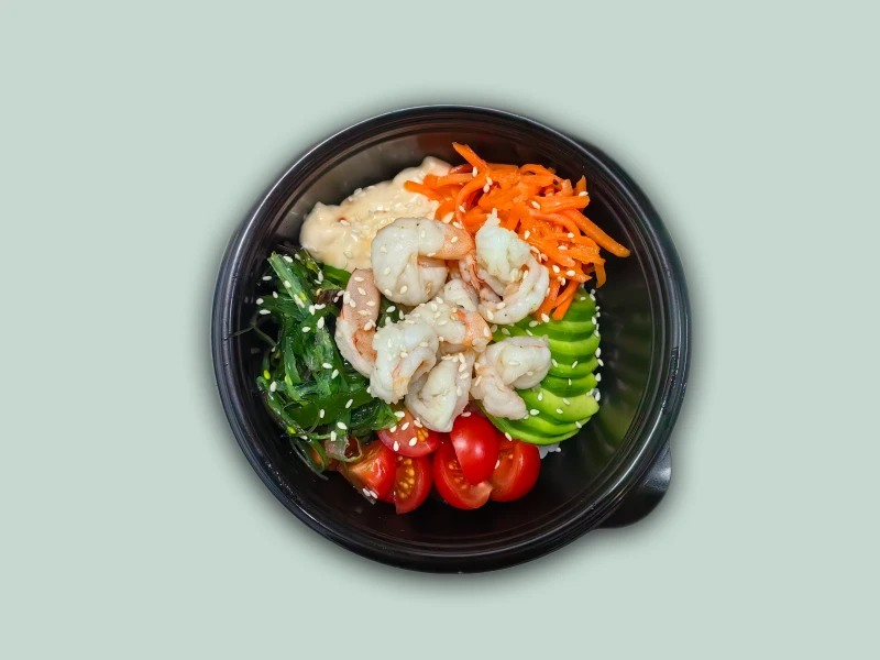 Поке с креветками