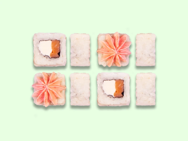 Лава с лососем