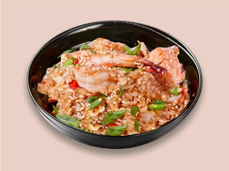 Тяхан с морепродуктами