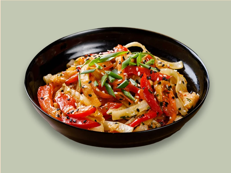 Удон с курицей