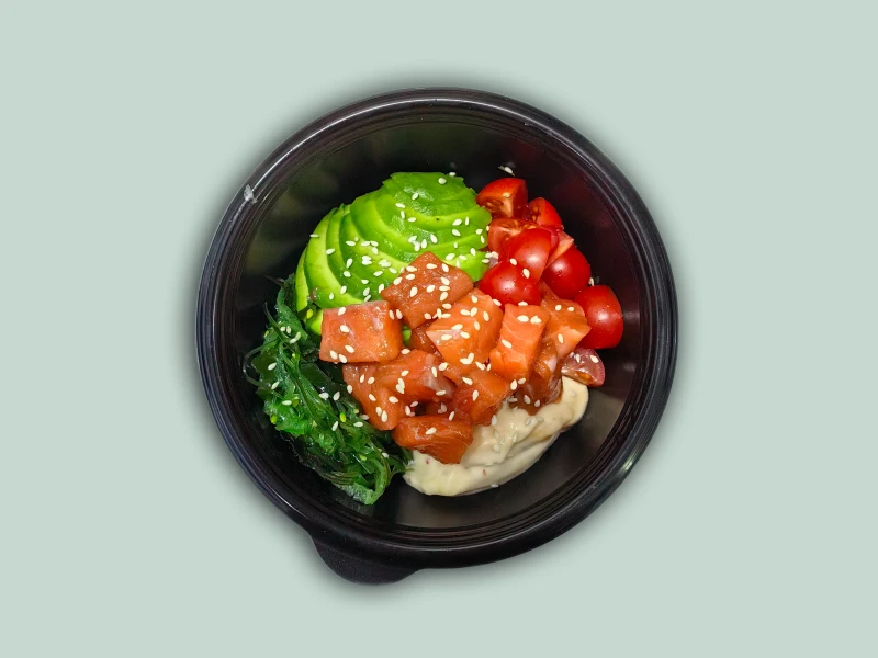 Поке с лососем