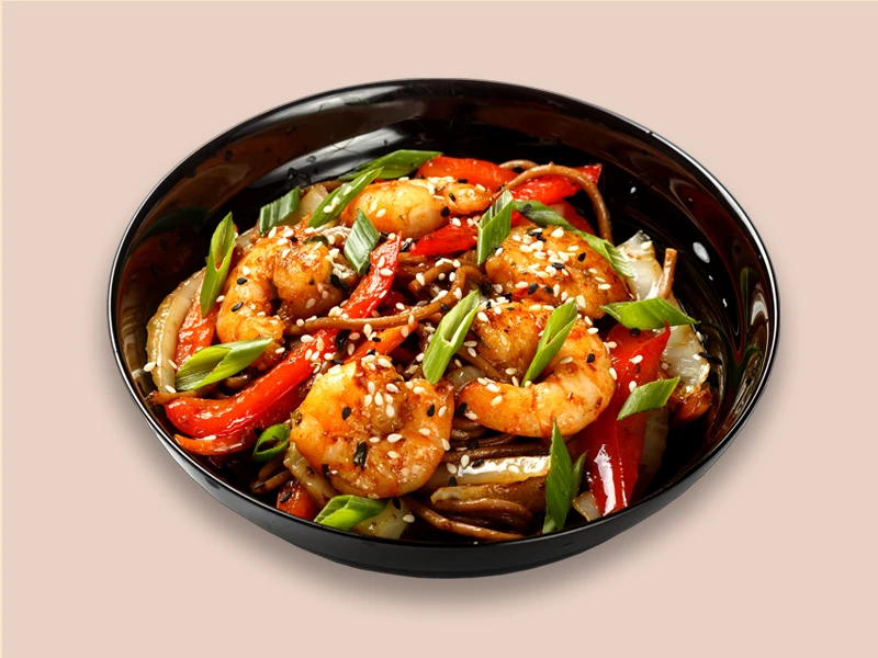 Удон с морепродуктами