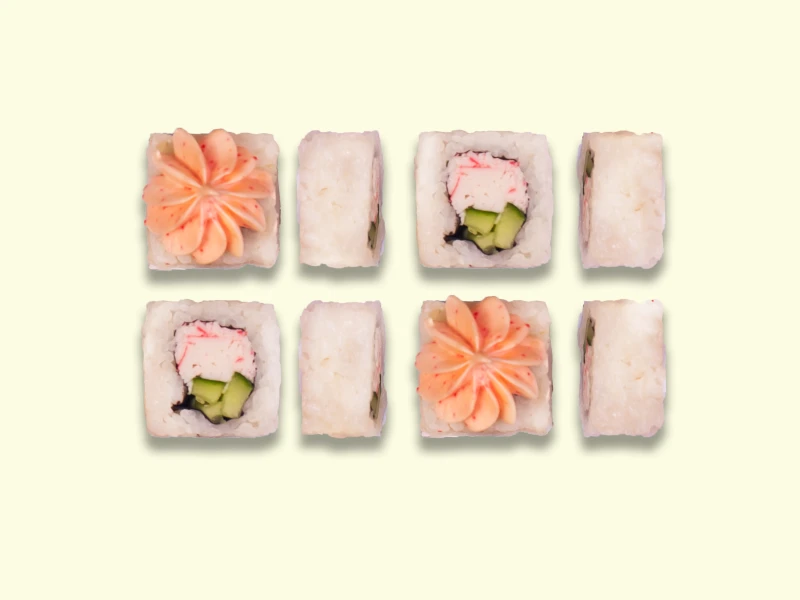 Запеченная лава с крабом