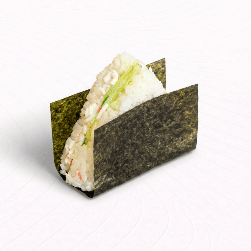 Онигири с крабом