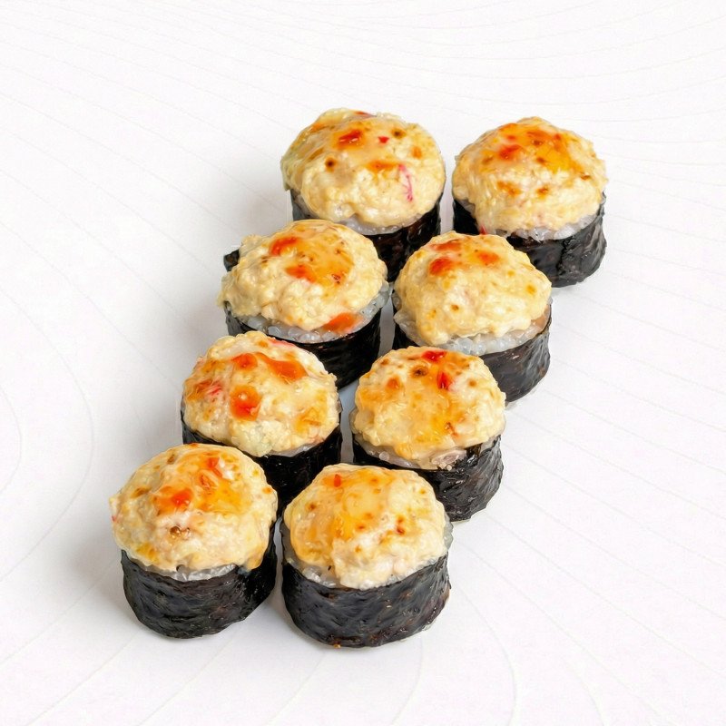 Запеченный ролл с Креветкой и авокадо