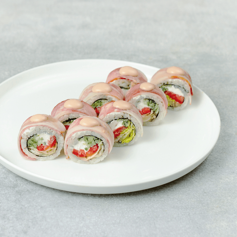 Овощной в беконе