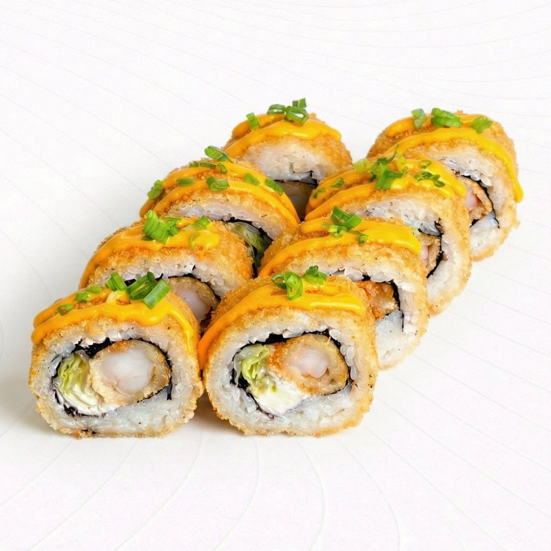 Ролл Темпура Креветка Чеддер