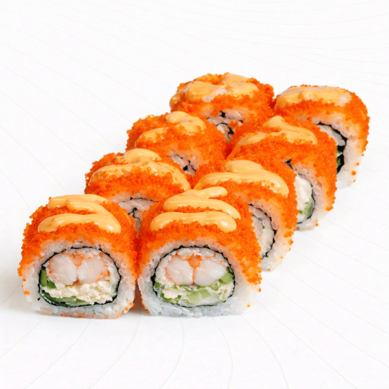 Ролл Калифорния с креветкой