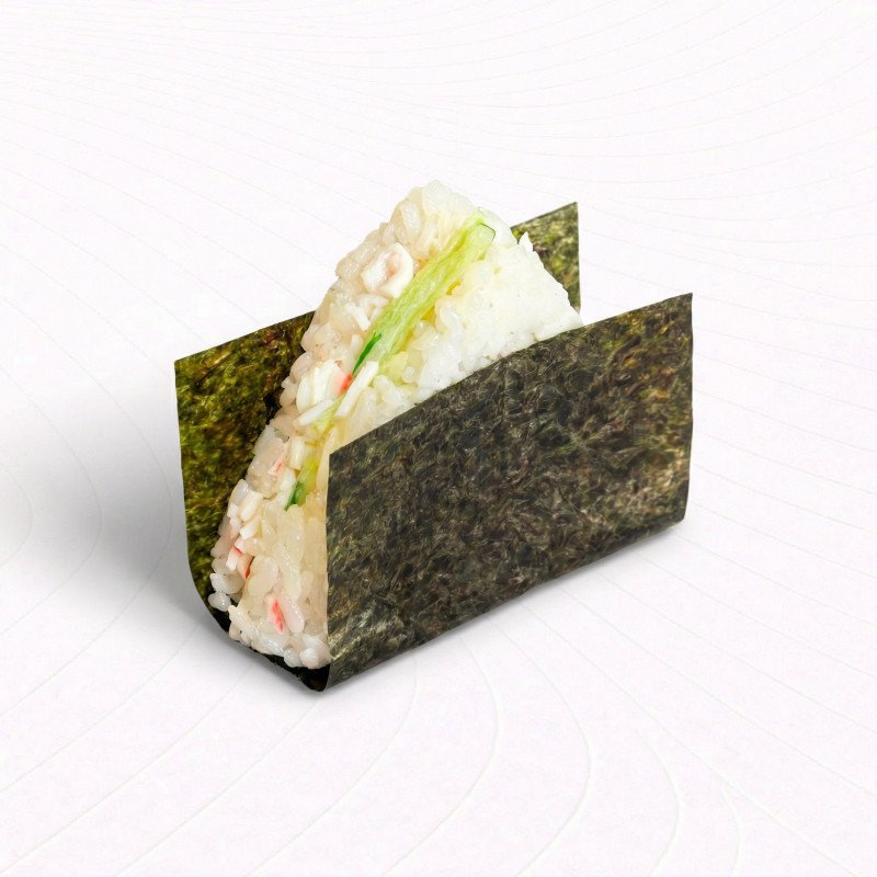 Онигири с крабом