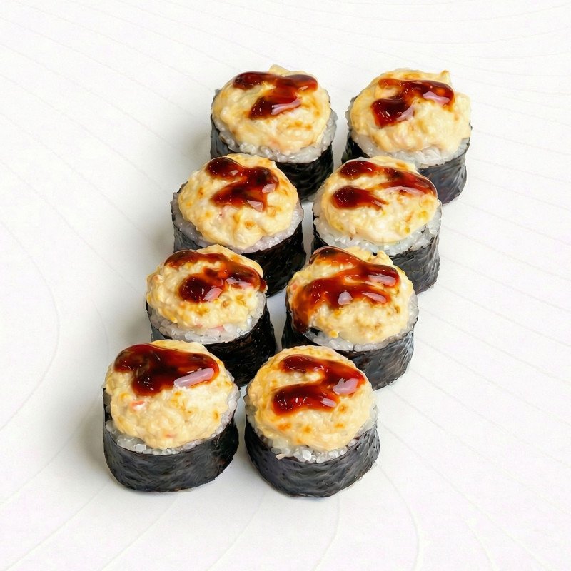 Запеченный ролл Лосось Авокадо 