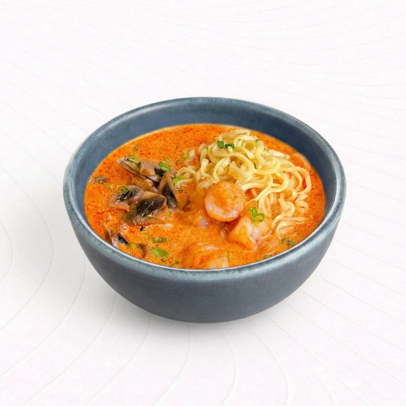 Том Ям Рамен с креветками