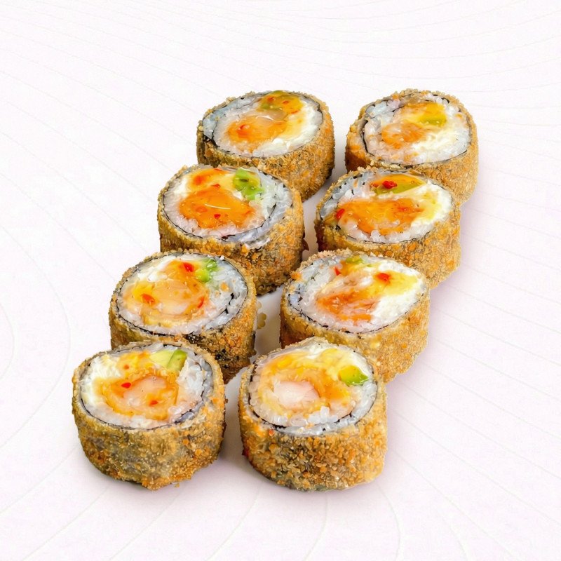 Ролл Темпура с Креветкой и авокадо 