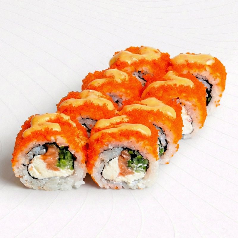 Ролл Калифорния с лососем