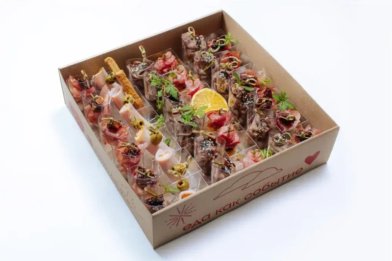 Бокс Канапе мясное