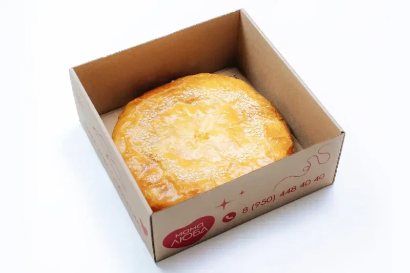 Курник с маком,вишней,сливочным креметте 600гр