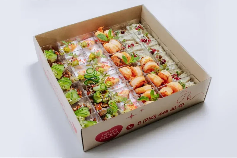 Бокс Канапе рыбное