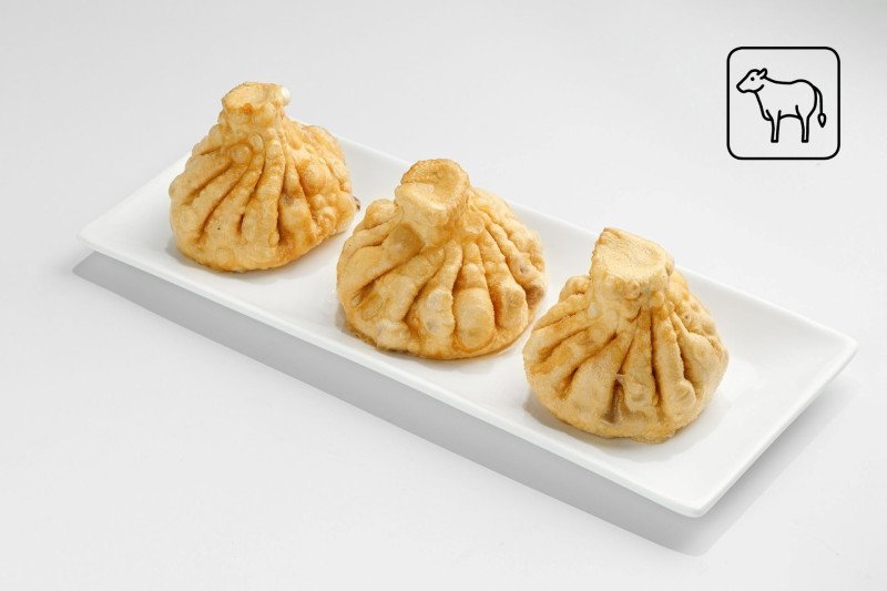 Хинкали с говядиной жареные 3шт