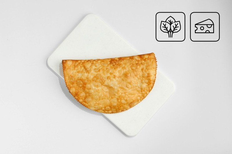 Чебуреки с сыром-шпинатом