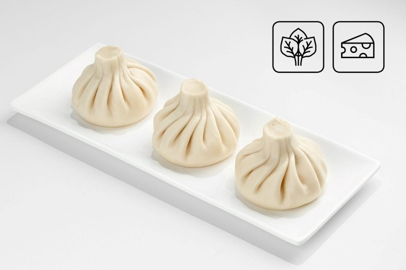 Хинкали с шпинатом 3 шт