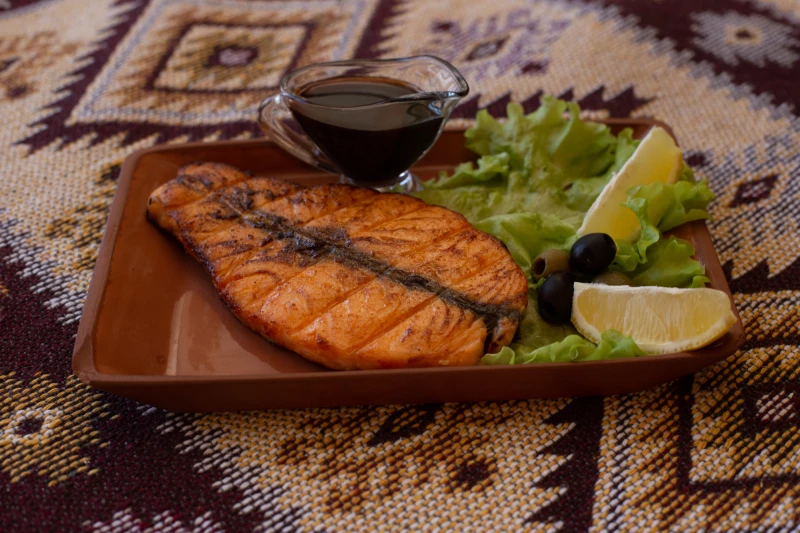 Сёмга на мангале 200гр.