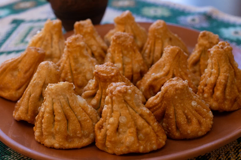 ж.Хинкали с бараниной жареные 1шт. (от 3-х штук!!!)